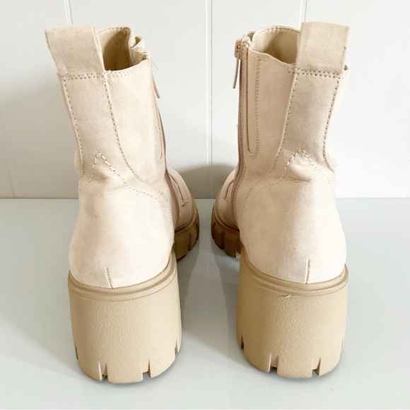 Torrid Chunky Tan Boots Booties Size 10 WW Shoes - Picture 6 of 9